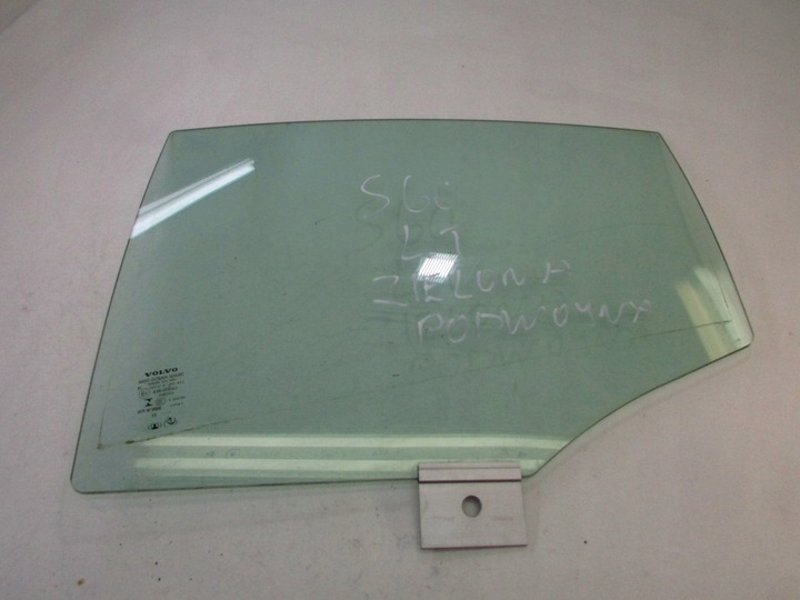 фото №1, Volvo s60 ii стекло дверь левый зад клееная зелёная 12r