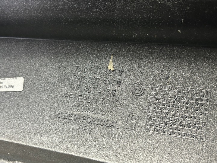 фото №9, Бампер зад задній vw sharan ii 7n pdc