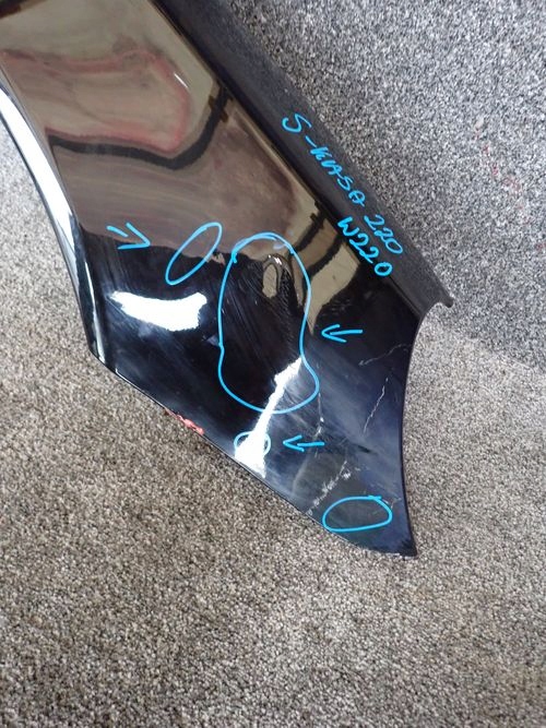 фото №8, Mercedes w220 220 s-klasa крило праві переднє перед