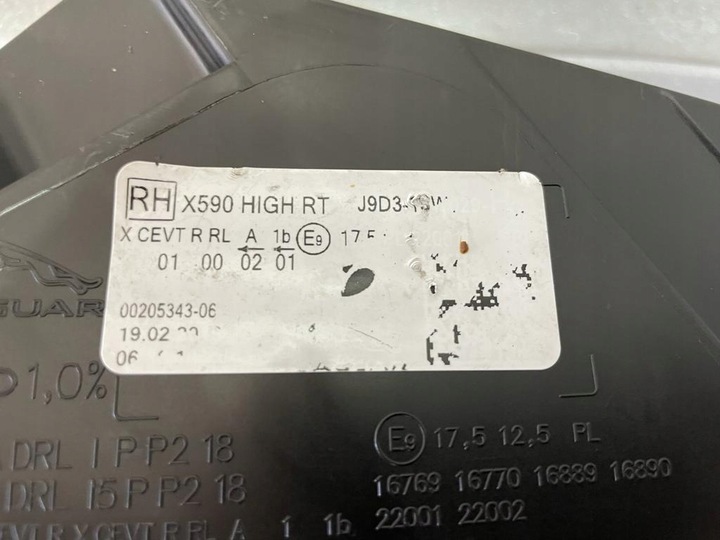 фото №16, Jaguar i pace x590 полный led high лампа левая правая