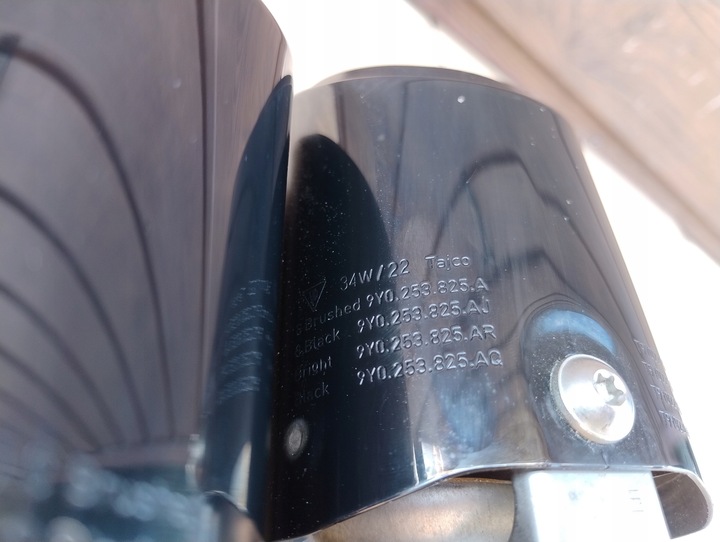 фото №8, Cayenne iii 9y0 ліва наконечник вихлоп глушник бампера зад гарна оригінал