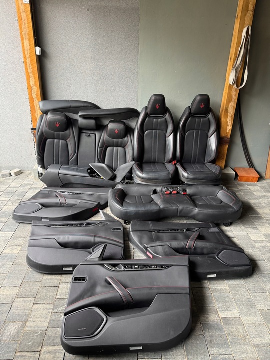 фото №7, Maserati quattroporte vi gransport сиденья диван комплект обивка обшивки