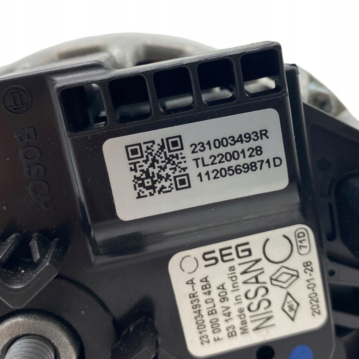 фото №10, Новый оригинальный номер генератор renault dacia nissan 231003493r