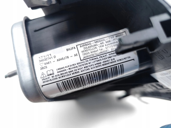 фото №7, Ford fiesta повітряна подушка подушка безпеки chroniąca коліна 2011 хетчбек