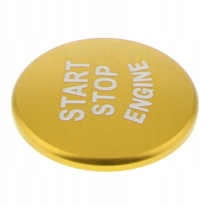 фото №6, Car стайлинг двигатель push button sticker cover fits for golden