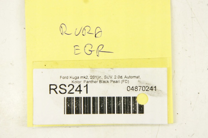 фото №6, Rs241 ford kuga mk2 ii 2.0d труба трубка  egr