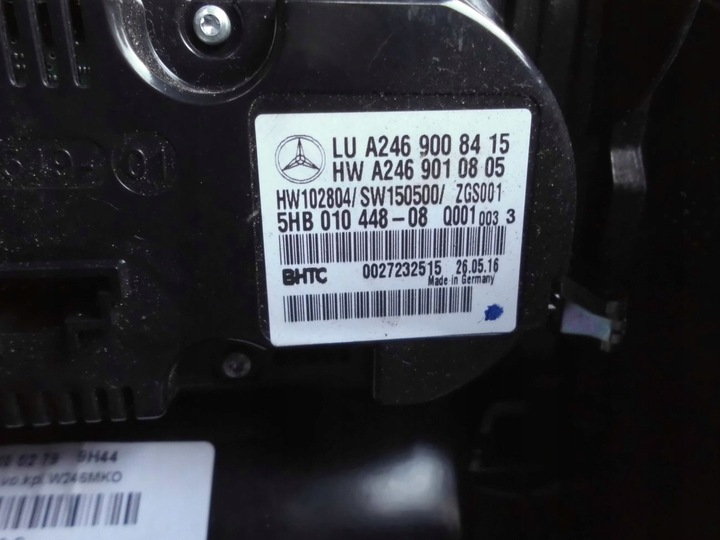 фото №7, Панель кондиционера туннель mercedes b w246 a2469008415