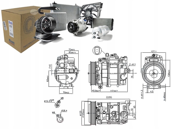 фото №12, Компрессор кондиционера nissens 890191