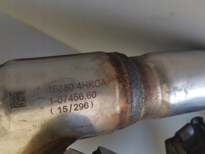 фото №8, Infiniti q50 труба каталізатор dpf fap 2.2d новий пробіг 29km 16680-4hk0a