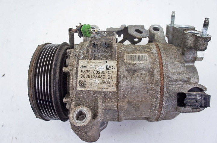 фото №6, Tn118 peugeot 508 ii ^ компрессор кондиционера 9835188280-02 t203001b