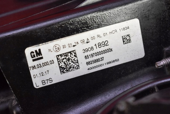 фото №8, Фара лівий лампа перед лінза eu 39081892 opel astra 5 v k 15-