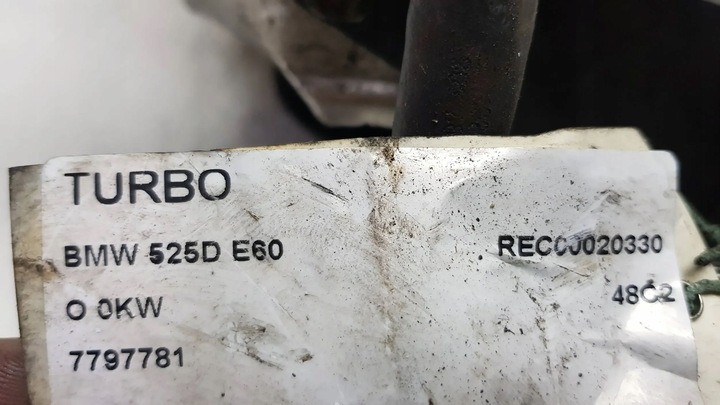 фото №5, Турбина турбонагнетатель 7797781-03 49135-05830 bmw e90 e60 x1 e84 x3 e83 2.0