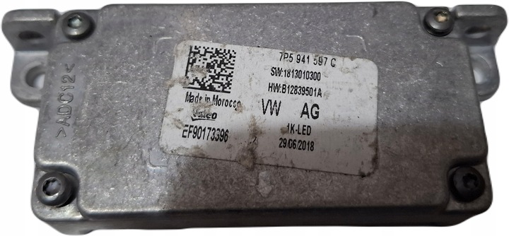 фото №1, Skoda octavia 4 iv mk4 модуль led перетворювач галоген галоген 7p5941597c