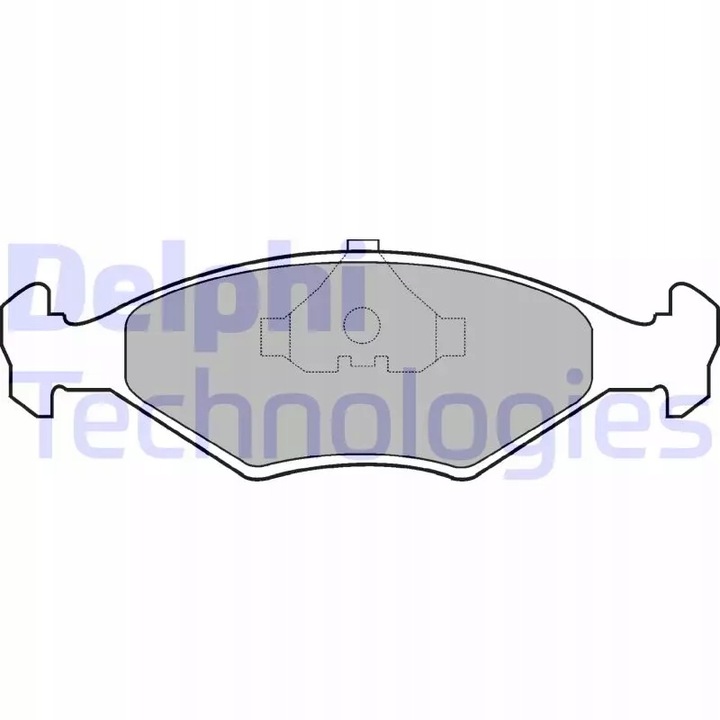 фото №2, Delphi гальмівна колодка гальмівний kpl. lp0677