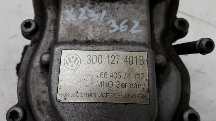 фото №6, Vw phaeton корпус фільтра пального 3d0127401b