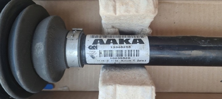 фото №11, Полуось полка левая короткая aaka zafira c 12- 2.0 cdti