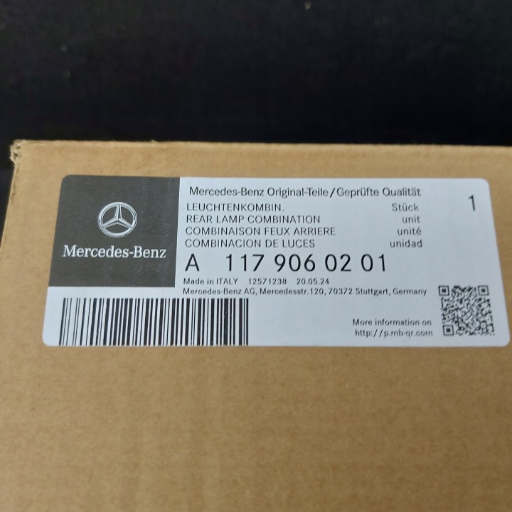 фото №7, Фара зад задняя правая led mercedes cla w117 оригинал новая 1179060201