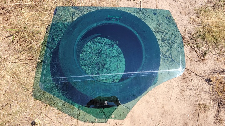 фото №1, Fiat croma ii скло двері лівий зад задня 05