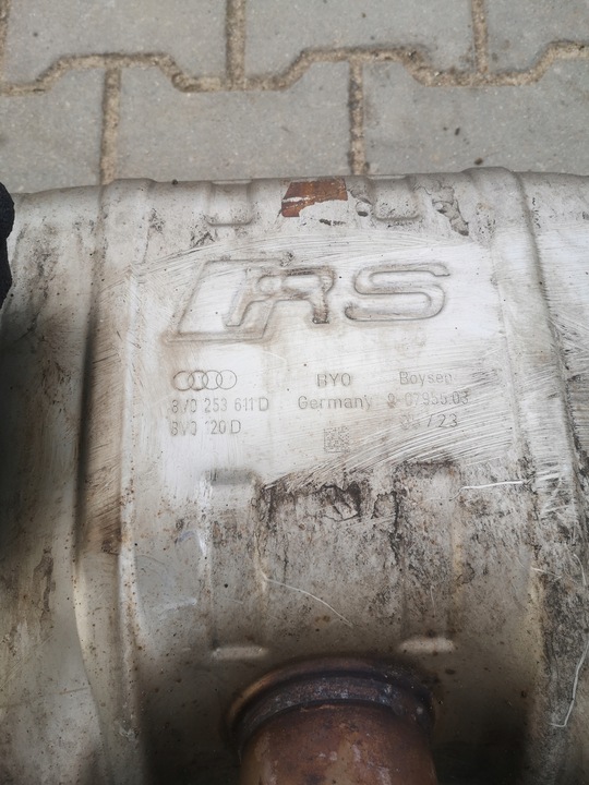 фото №9, Audi rs3 8y глушник комплектний 8v0253611d