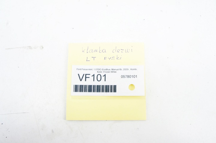 фото №6, Vf101 ford focus mk4 ^ ручка двери левое зад замороженный белый jx7b-a264a27-baf