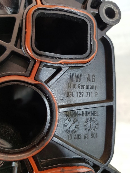 фото №16, Коллектор всасывающий 03l129711p volkswagen t5 t6 2.0 tdi caa