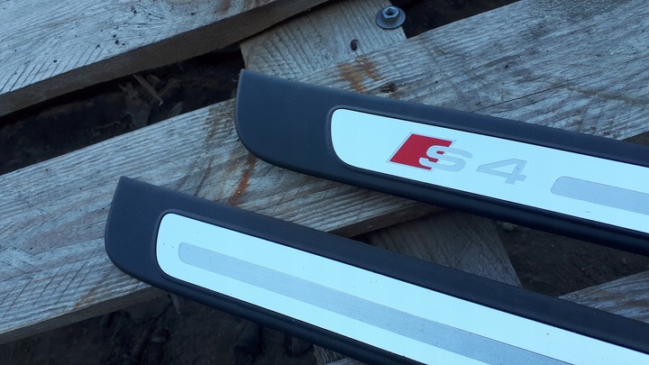 фото №4, S4 b8 рестайлінг a4 планки порогові sline na пороги