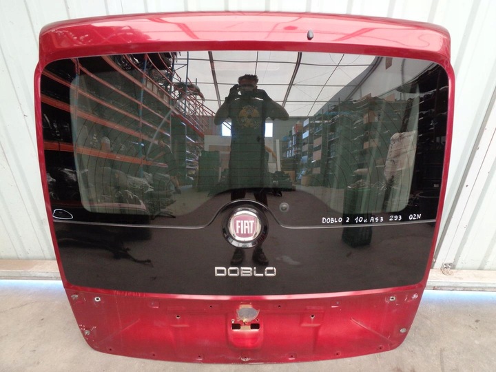 фото №2, Крышка задняя fiat doblo 2 ii 2010r. as3 код 293