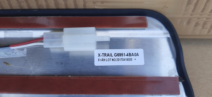 фото №7, Планка пороговая перед правые nissan x-trail t32 led