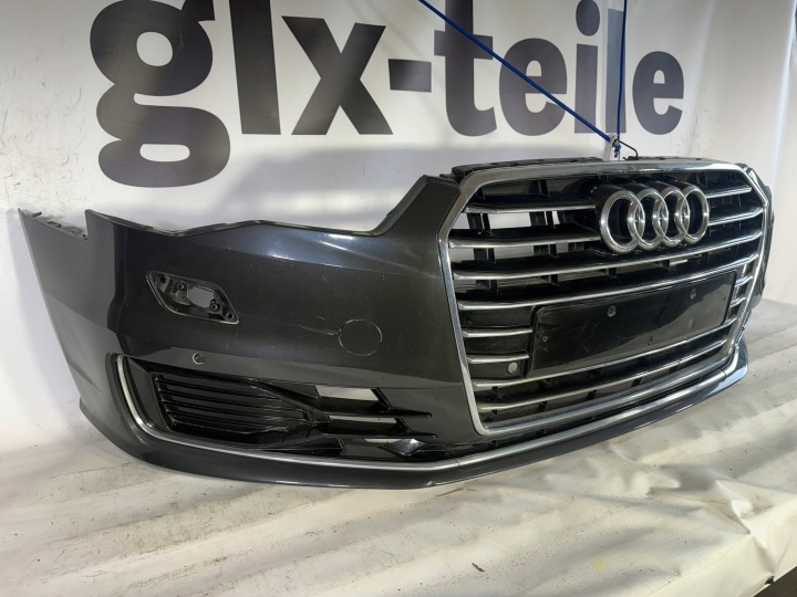 фото №9, Audi a6 c7 рестайлинг бампер перед передний 4xpdc распылитель lx7u 14-18 4g0807437s