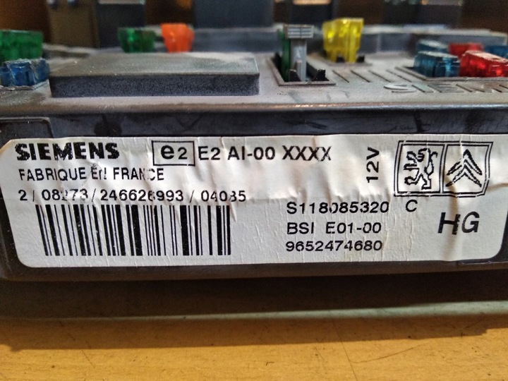 фото №3, Модуль bsi citroen xsara picasso 9652474680 hg