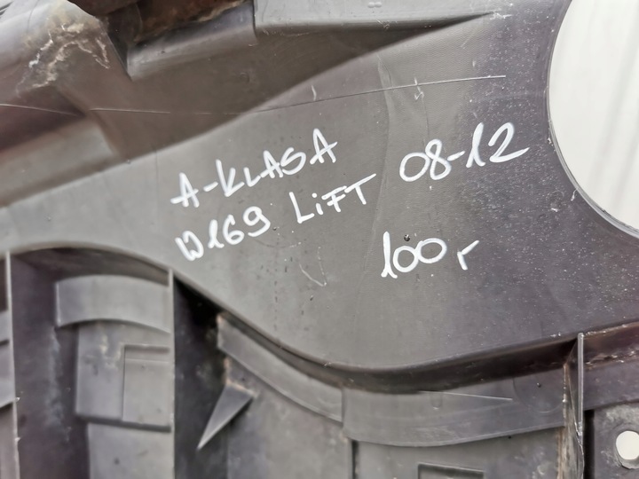 фото №10, Mercedes a-klasa w169 рестайлінг 08-12 плита захист pod бампер переднє перед