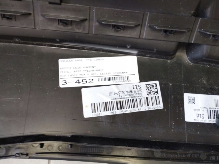 фото №16, Audi a4 b9 8w sedan бампер задний рестайлинг pdc 8w5807511q lz7s чёрный стайлинг