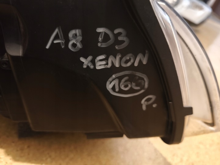 фото №7, Audi a8 d3 рестайлинг 2007r фара левый ксенон 4e0941003bq англичанин 166