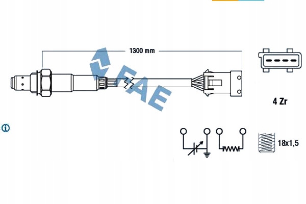 фото №2, Лямбда-зонд fae ozh079 824010089 258003669 258003