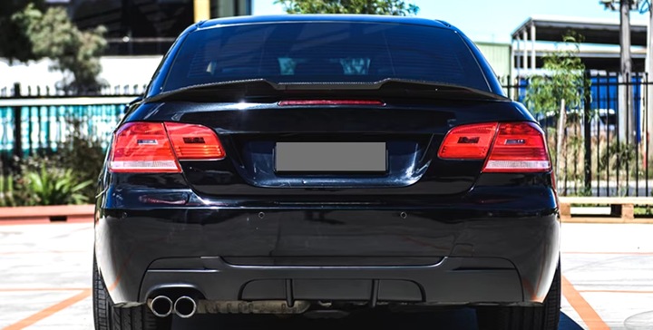 фото №8, Bmw e92 e93 m набір 2007-2013 чорний блиск дифузор заднього бампера