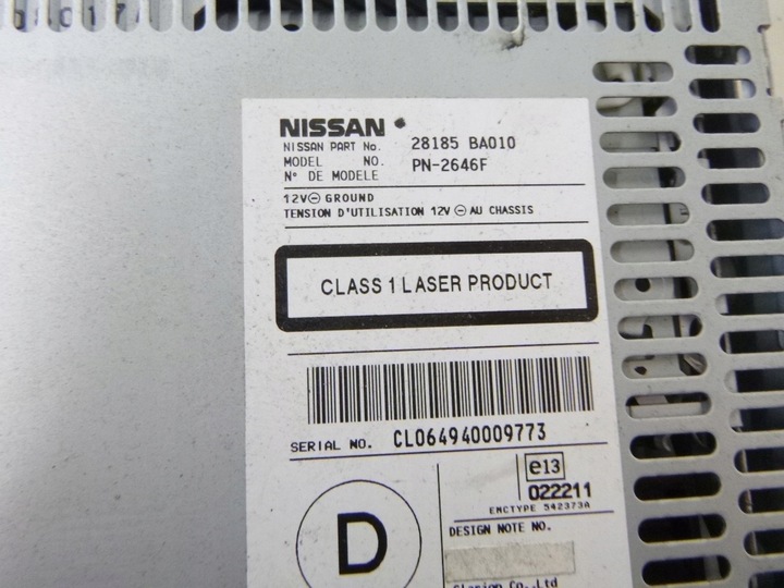 фото №12, Считыватель gps dvd навигации навигация + дисплей nissan primera p12 02-07r.