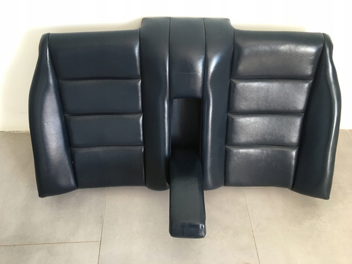 фото №10, Задні спинка диван синя темно-синя шкіра mercedes w124 cabrio a124