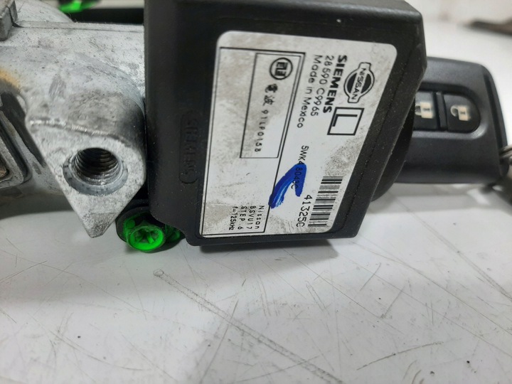 фото №13, Nissan almera n16 2.2dci рестайлинг 04r набор стартовый блок управления двигателя ключ