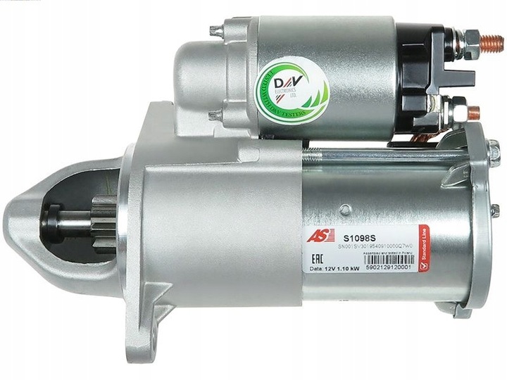 фото №1, Стартер astra insignia zafira as-pl s1098s