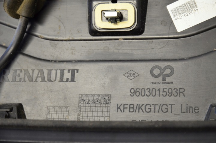 фото №9, Спойлер кришки renault megane iv універсал 960301593r