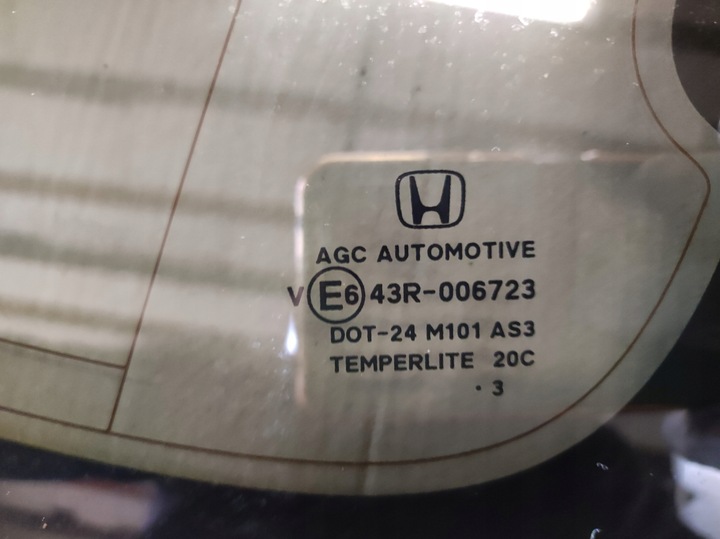 фото №6, Honda cr-v iv 12-16r стекло правая задняя кузовная хром рамка