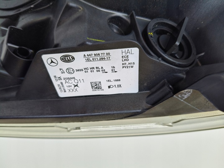 фото №9, Нова лампа ліва фара mercedes vito w447 14-