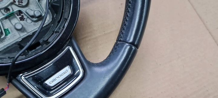 фото №10, A6 c7 4g рестайлинг руль кожа кожаный sline allroad 4g0419091ak