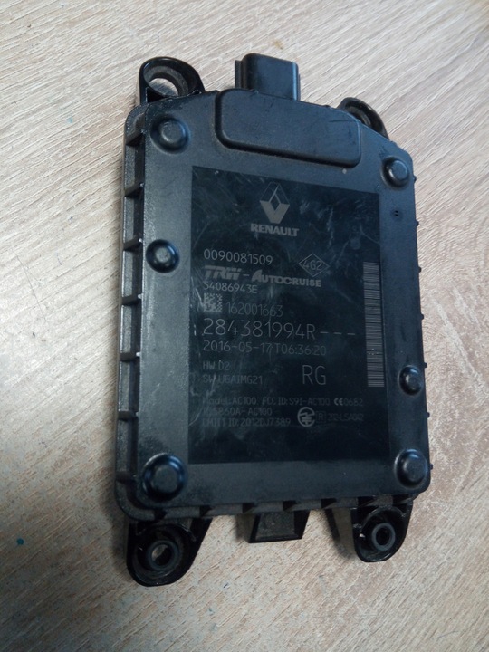 фото №1, Радар дистроник renault talisman megane iv оригинал.