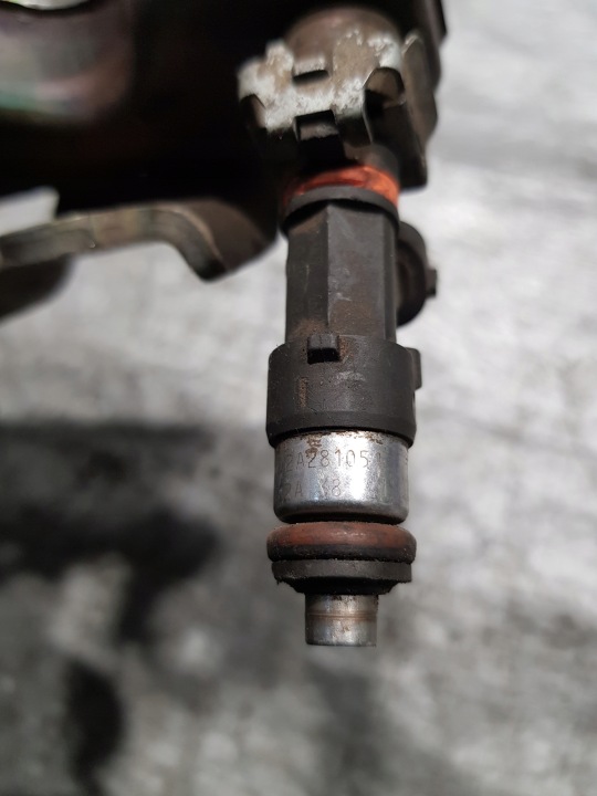 фото №10, Nissan micra k12 1.2 топливная рейка форсунки 0280158013