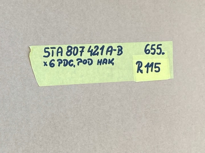 фото №13, Gd vw touran 5ta r115 l115 задній бампер 6xpdc 5ta807421a-b