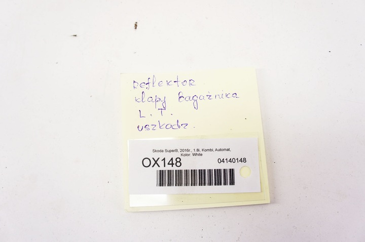 фото №9, Ox148 skoda superb iii ^ лампа левый зад универсал 3v9945307