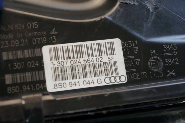 фото №11, Фара передняя ксенон led правое перед передний audi tt mk3 - 8s0941044g uk