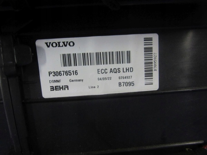 фото №6, Volvo xc90 2.4d 2004 отопитель воздуходувка корпус kpl eu