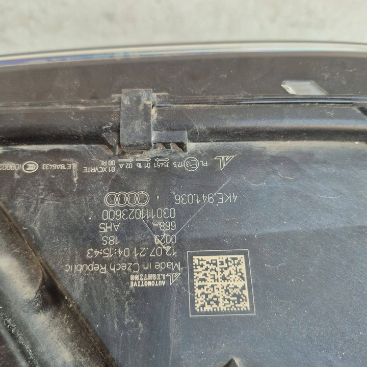 фото №11, Audi e-tron 4ke 18- лампа права перед передня повний led 4ke941036